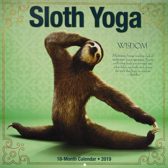 Sloth Yoga Calendar