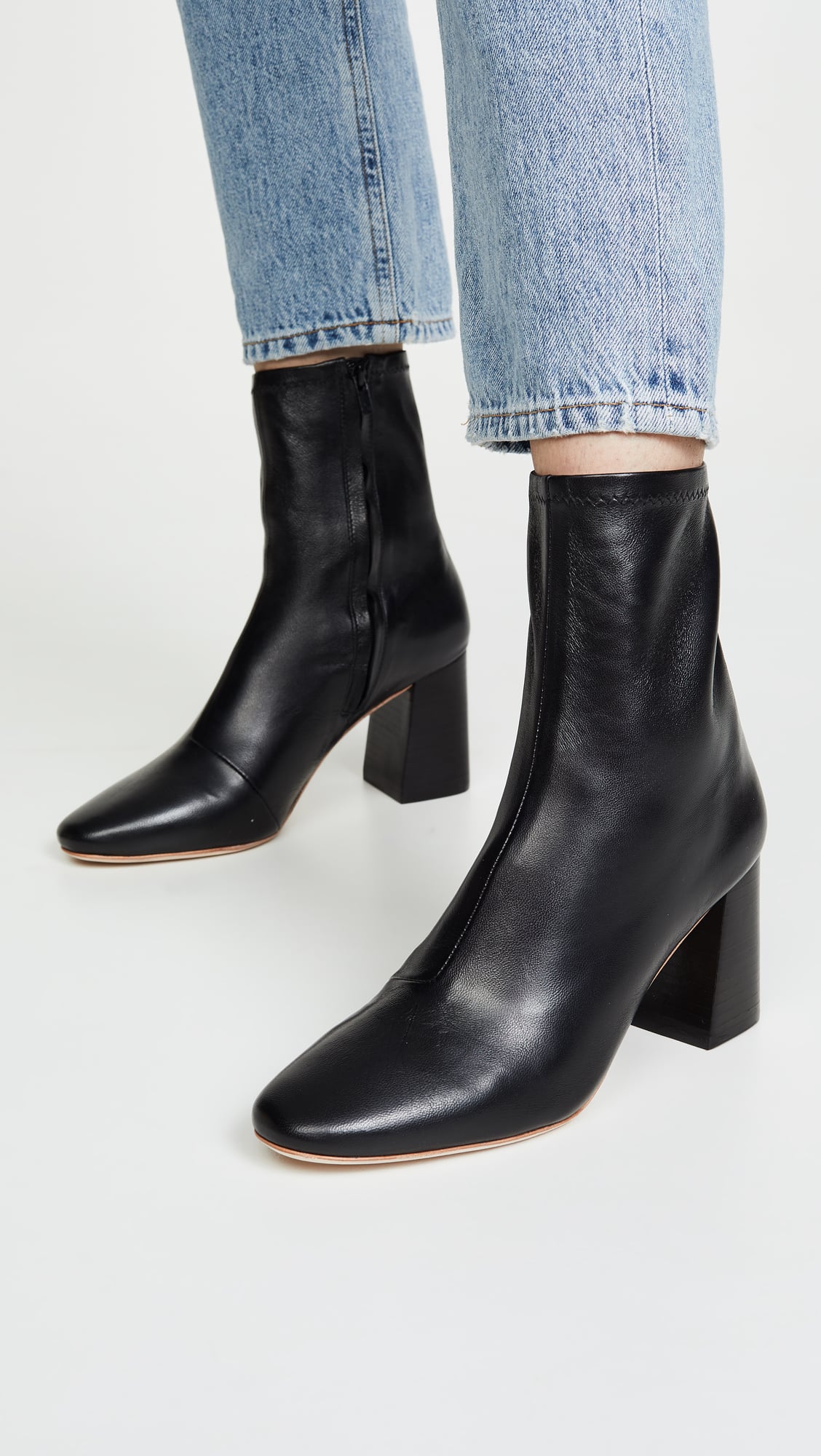 Elise shop leather boots