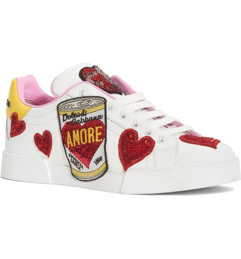 Dolce&Gabbana Amore Lace-Up Sneakers
