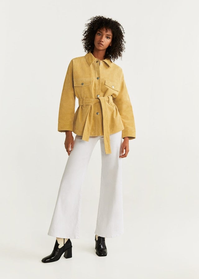 Mango pockets new arrivals leather jacket