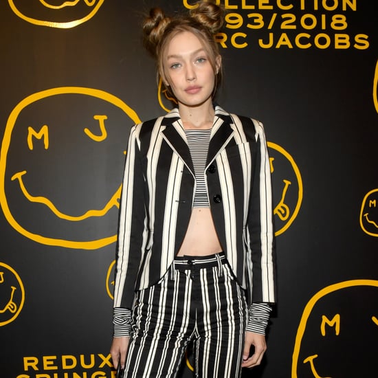 Gigi Hadid's Striped Marc Jacobs Suit December 2018