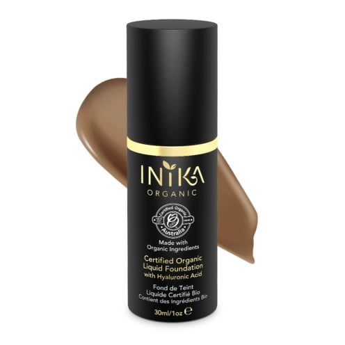 Inika Organic Certified Organic Liquid Foundation with Hyaluronic Acid