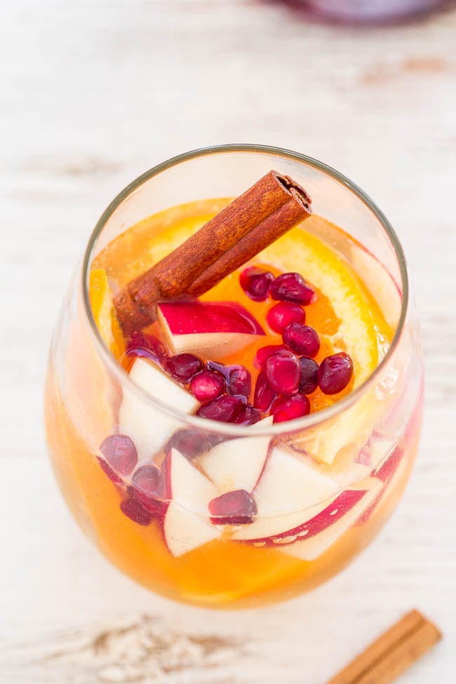 Sparkling Apple Cider Sangria