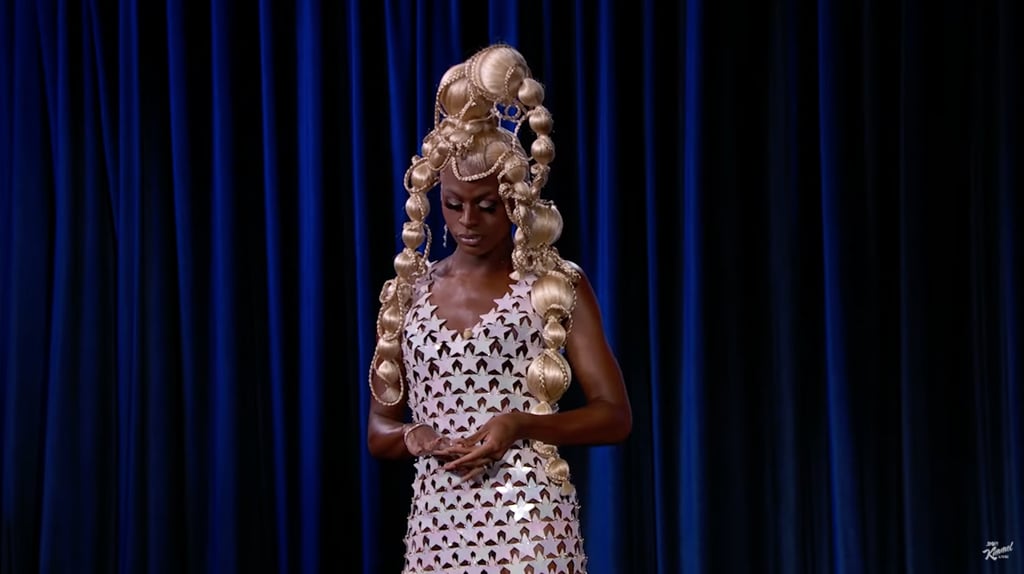 Drag Race Superstar Symone Wears a Paco Rabanne Star Dress