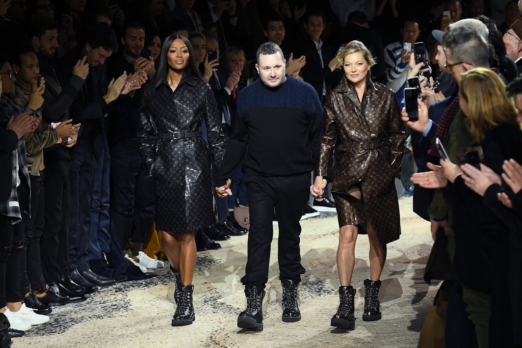 Kate Moss and Naomi Campbell Louis Vuitton Runway Jan 2018