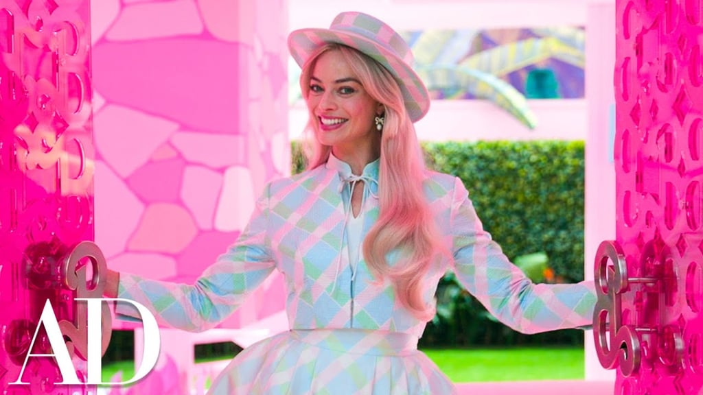 Margot Robbie Tours Barbie Movie Dreamhouse | Video