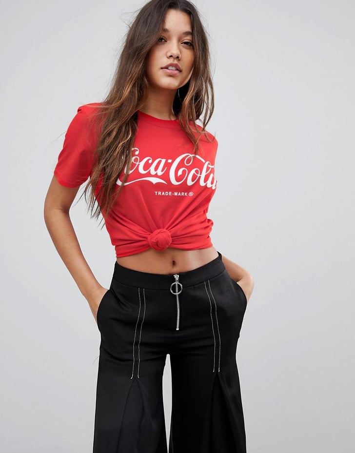 PrettyLittleThing Coca Cola T-Shirt | Emily Ratajkowski's Coca-Cola