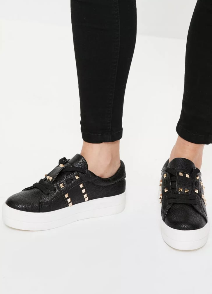 cute black sneakers for ladies