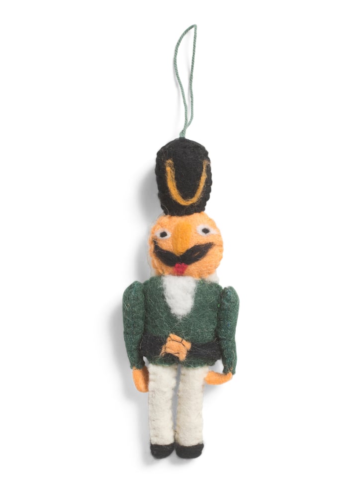 Nutcracker Ornament Best TJ Maxx Christmas Decor 2019 POPSUGAR Home
