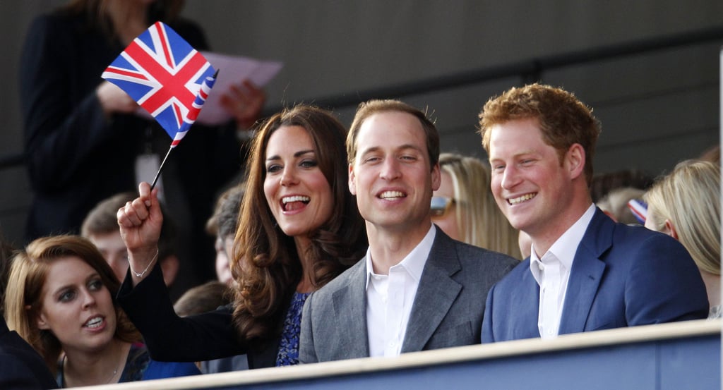 Beatrice, Kate, William, and Harry