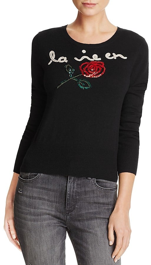 French Connection La Vie en Rose Graphic Sweater