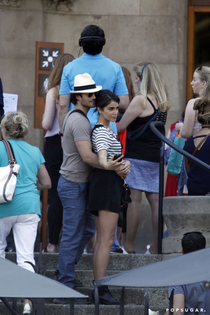 Ian Somerhalder and Nikki Reed Kissing in Miami 2015