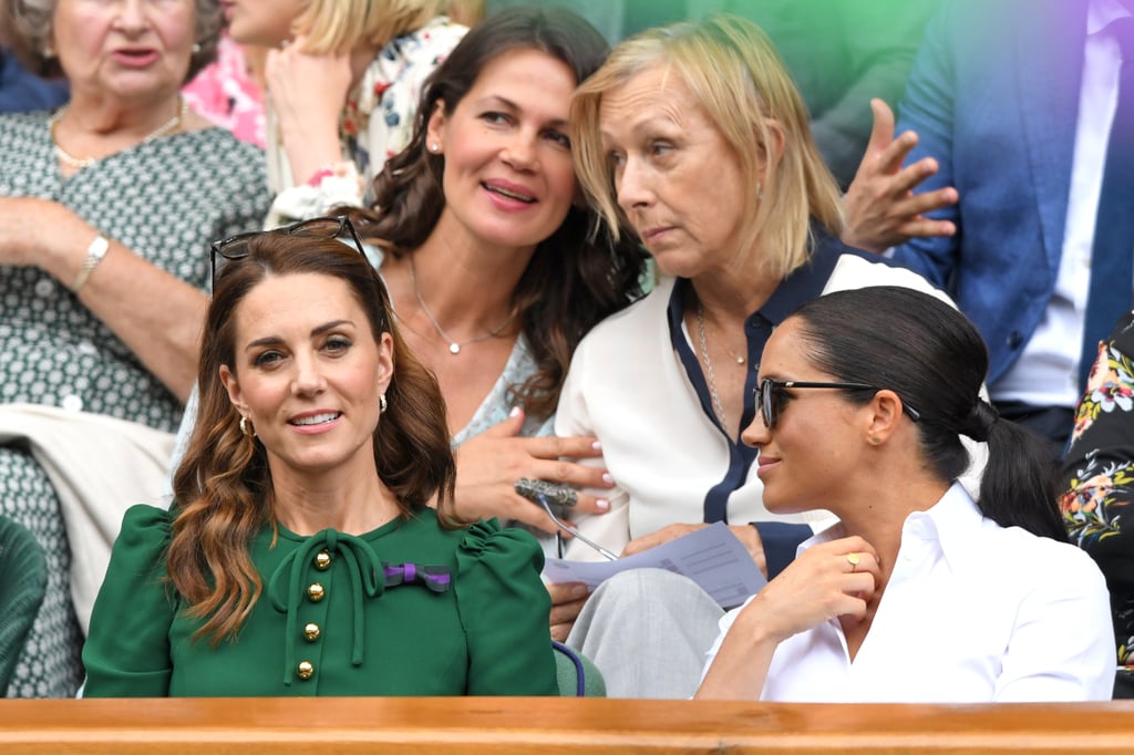 Meghan Markle and Kate Middleton at Wimbledon 2019 Pictures