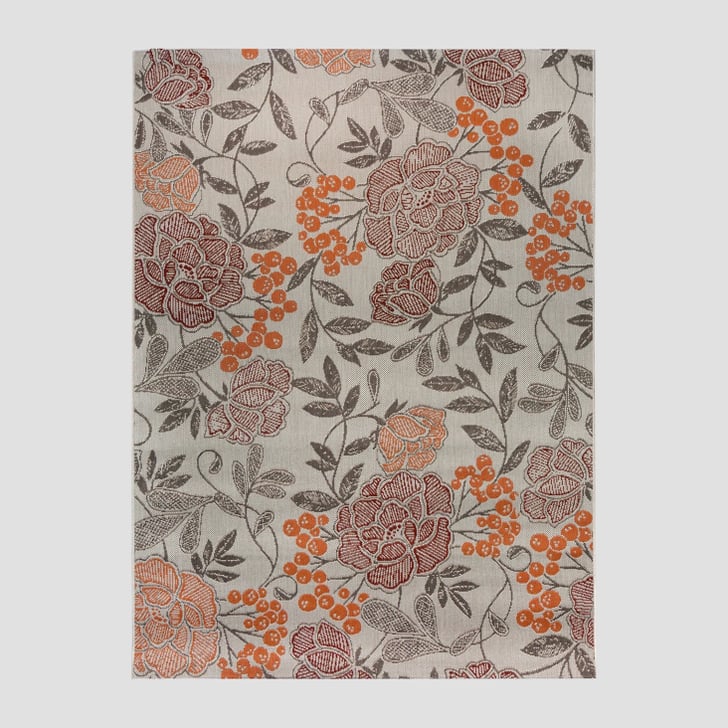 Vintage Floral Outdoor Rug Best Patio Decor From Target POPSUGAR