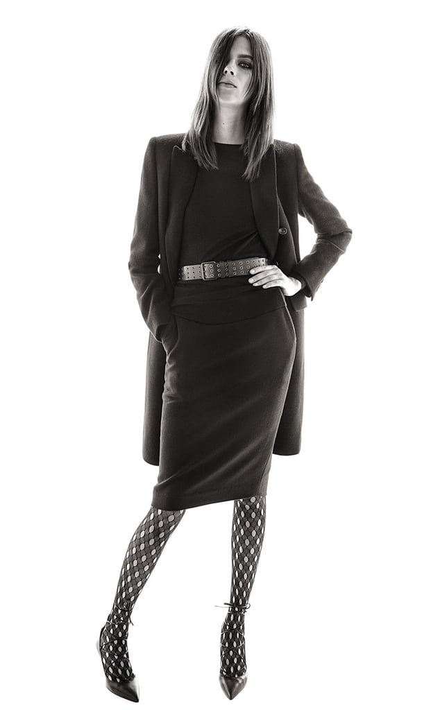 Sleek and refined black pieces, a signature look you can always find on Roitfeld