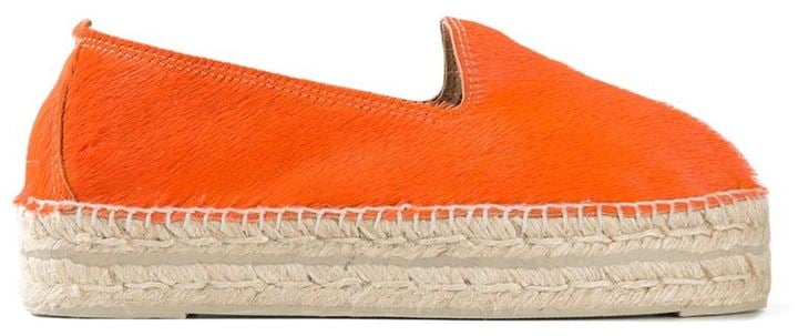Manebi Pony Fur Espadrilles ($115)