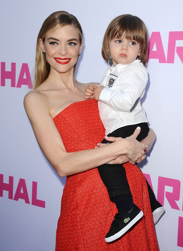 Jaime King With Husband and Son on the Red Carpet