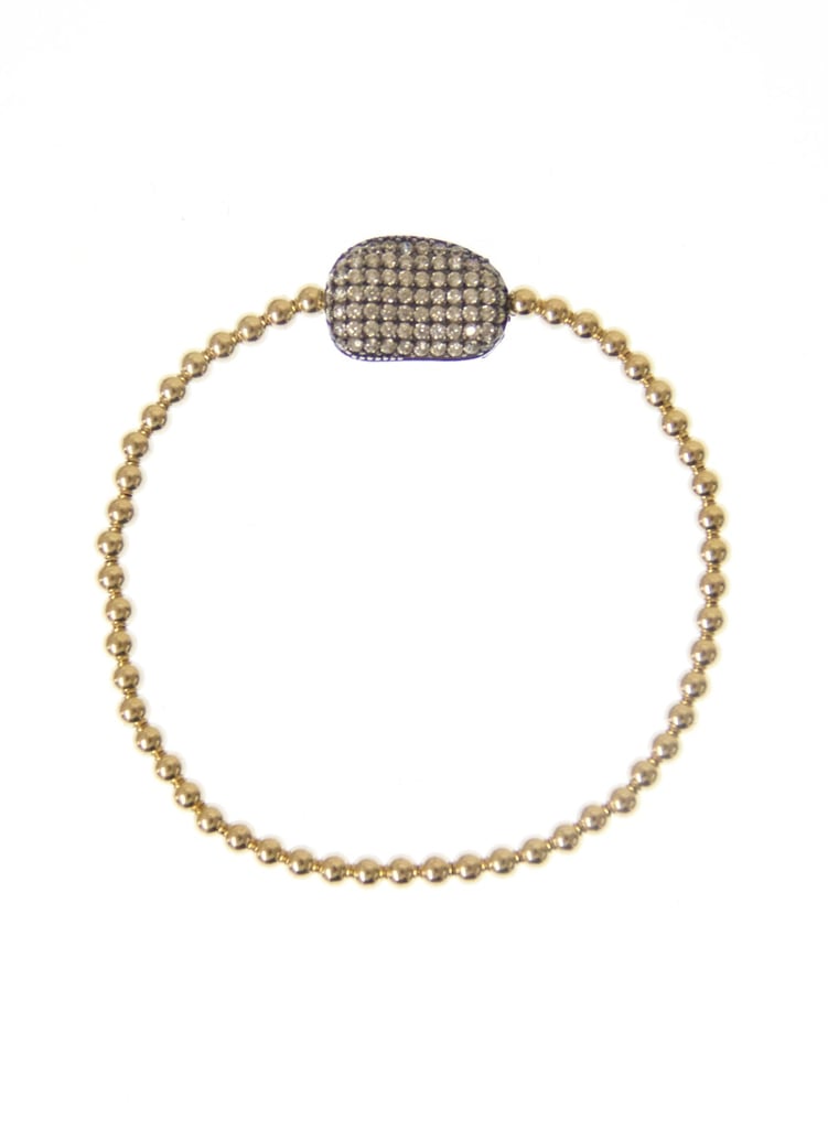 Palmer & Purchase Pave Bean Charm Bracelet