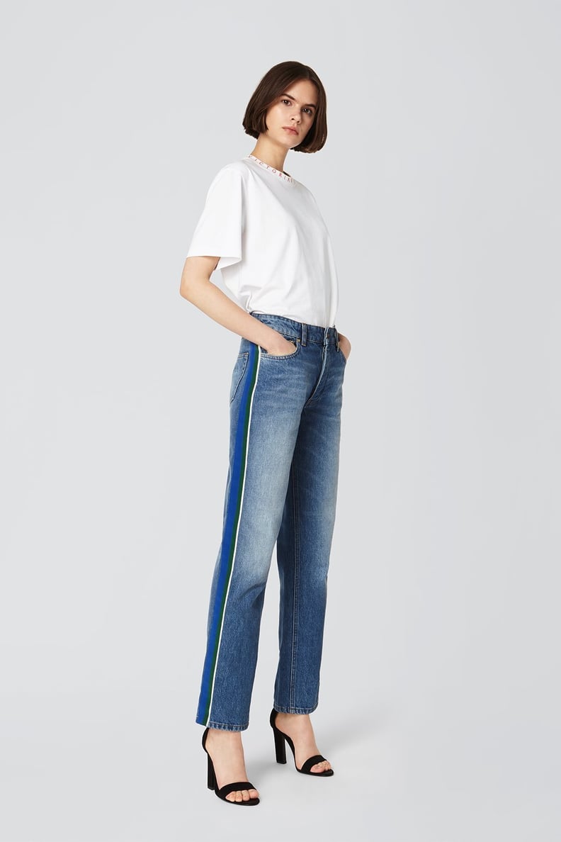 Victoria by Victoria Beckham Grosgrain Stripe Arizona Jeans