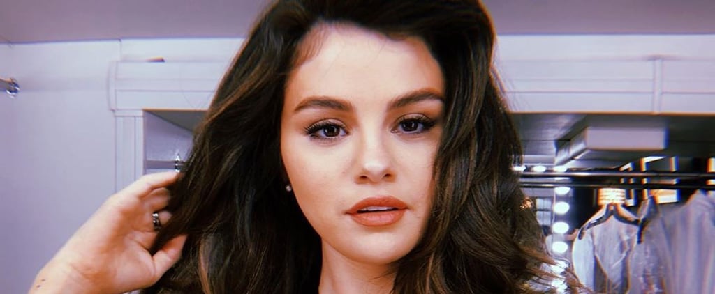 Selena Gomez Wearing Her Rare Long Sleeve T-Shirt on TikTok