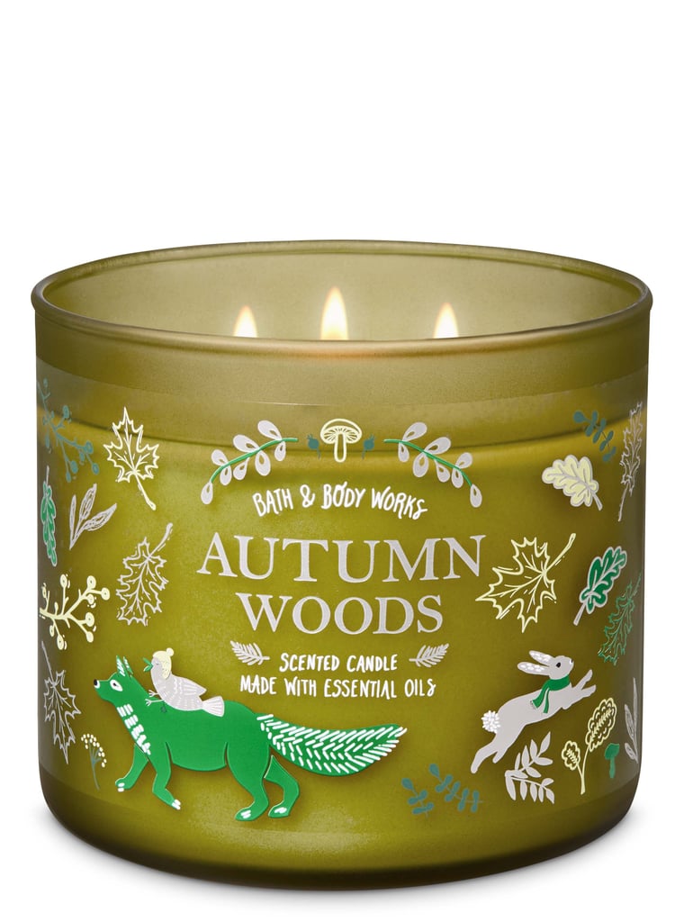 Bath and Body Works Autumn Woods 3-Wick Candle