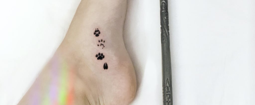 Harry Potter Marauders Animal Footprint Tiny Tattoo