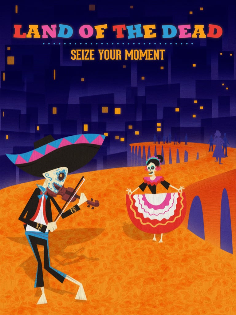 Land of the Dead (Coco) Disney Vintage Travel Posters POPSUGAR