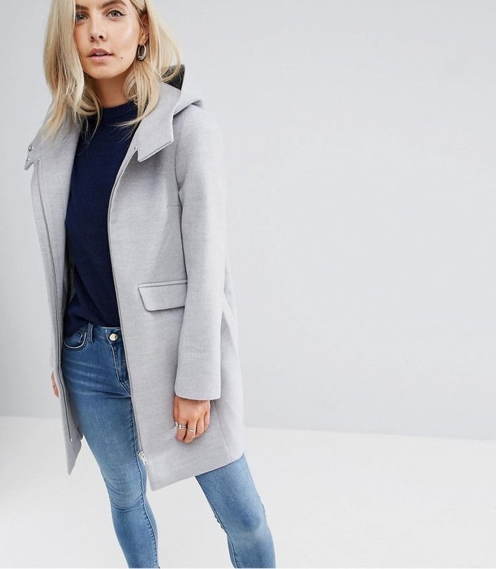 asos hooded coat