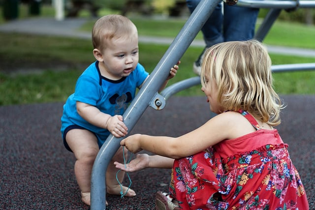 Help Out Her Kiddos on the Playground