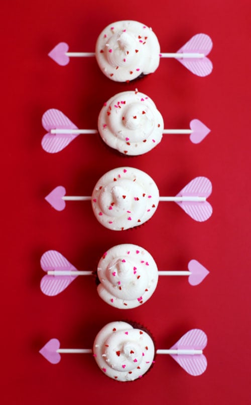 Free Printable Valentine's Cupcake Decorations