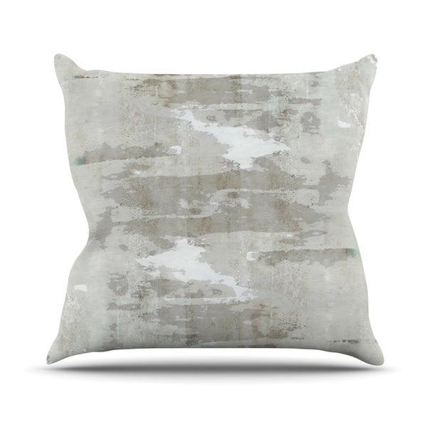 Effortless by CarolLynn Tice Neutral Throw Pillow