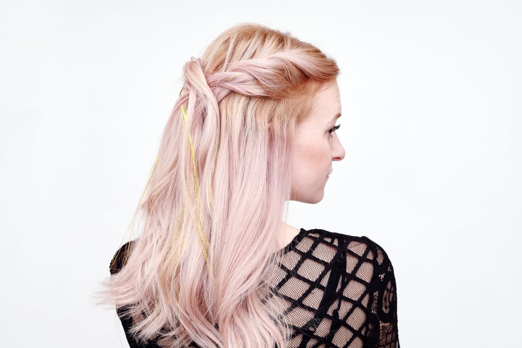 Half Up Rope Braid Diy Popsugar Beauty Australia