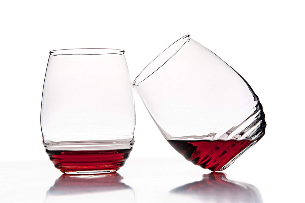Stemless Wine Glasses Set of 4