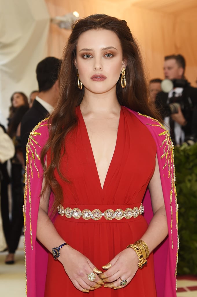 Katherine Langford Wearing Prada Dress at Met Gala 2018