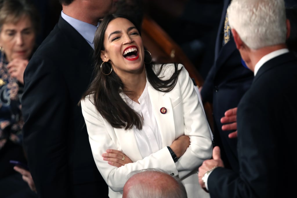 The gold hoops Alexandria wore for her swearing in were a nod to the Latina women and women of colour who've long worn the same kind of jewellery — though often have been called out for it.