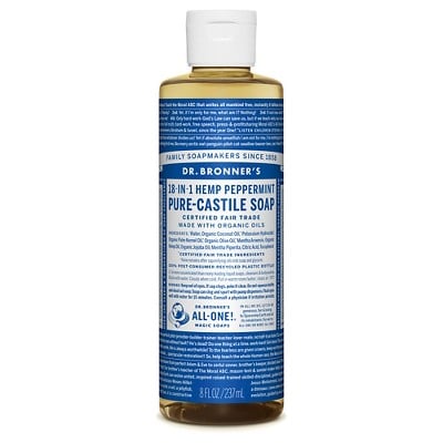 Dr. Bronner's Peppermint Pure-Castile Liquid Soap