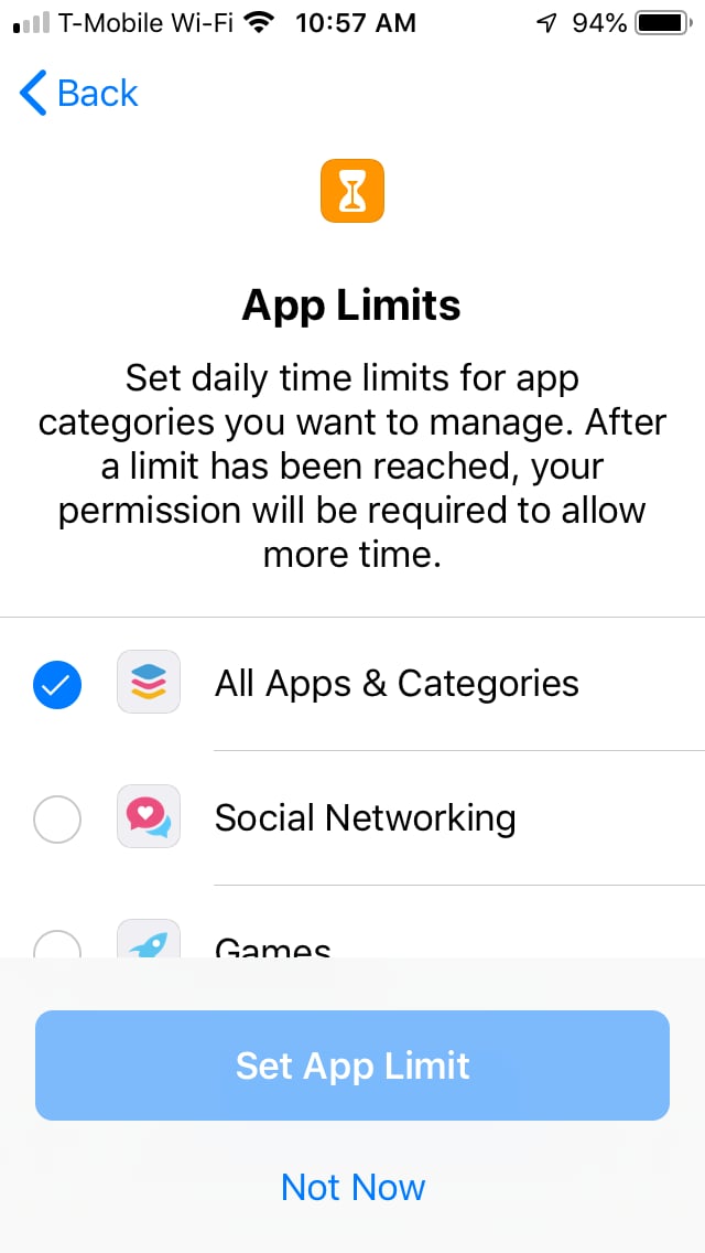 Set App Limits For Your child