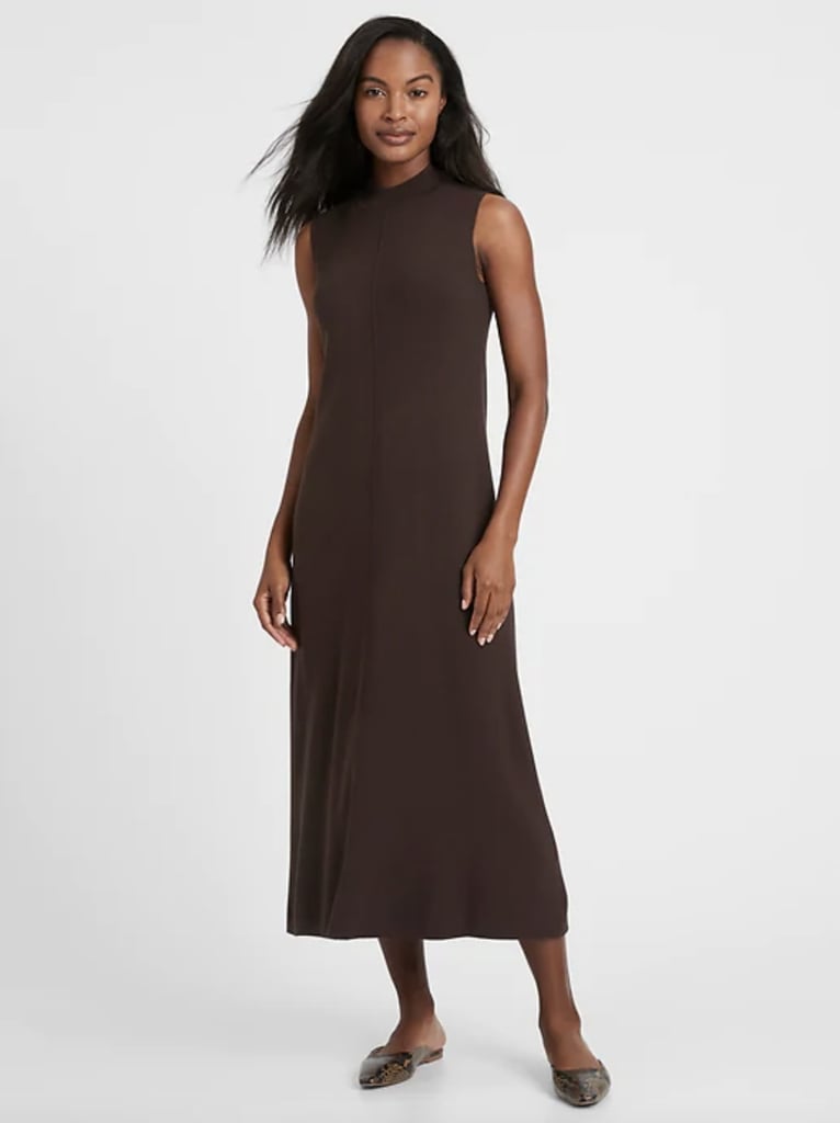 Mock-Neck Sweater Dress