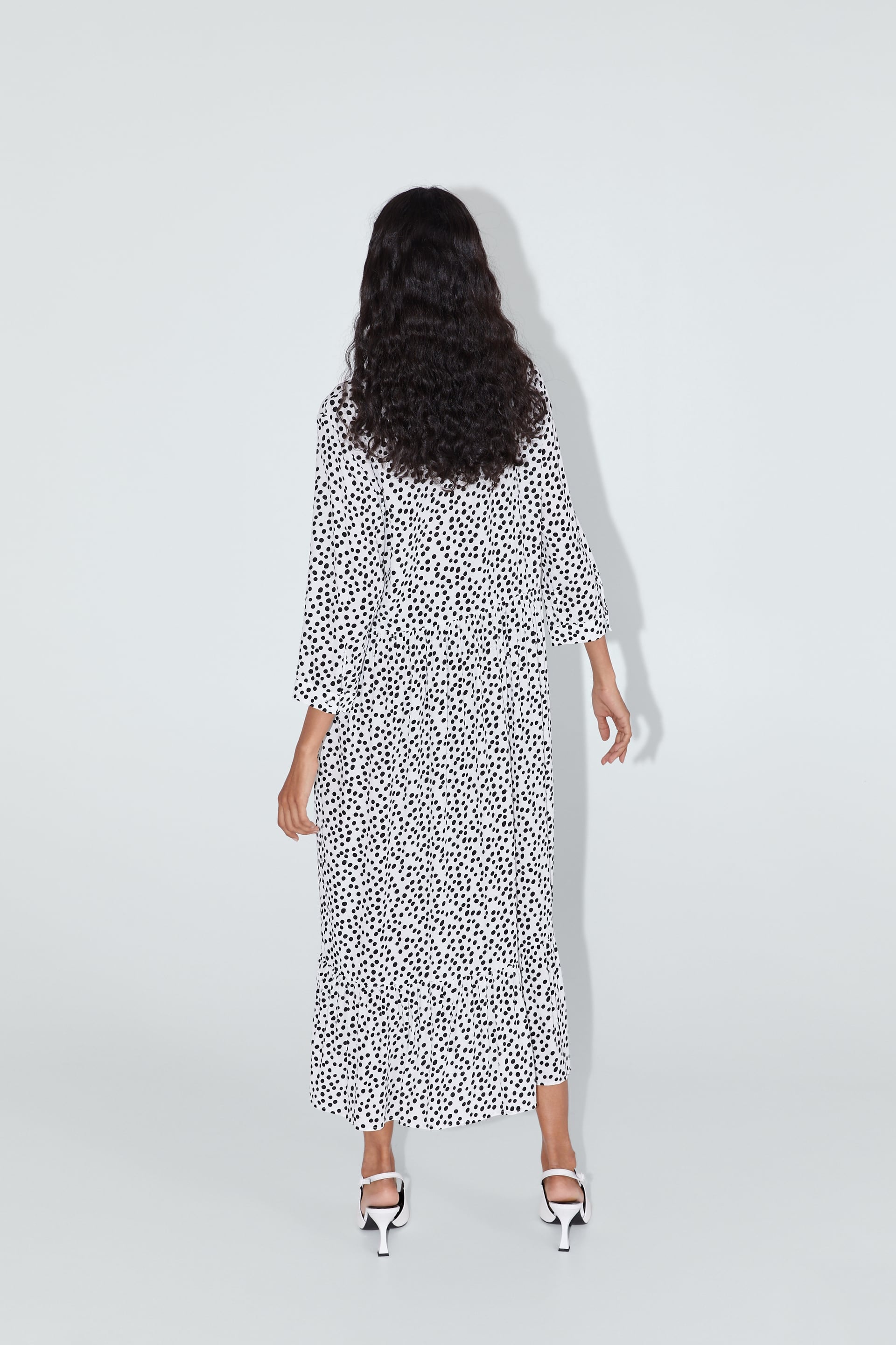 Zara polka dot deals dress 2019