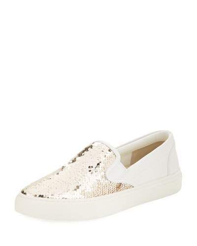 Tory Burch Carter Slip-on Sequined Skate Sneaker