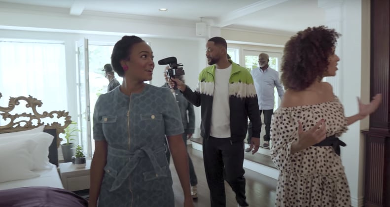Even the Cast Can't Get Over How Cool the New Interior of the Airbnb Mansion Looks