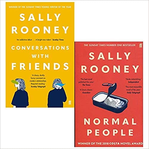 Sally Rooney 2 Books Collection Set (Conversations with Friends & Normal People)