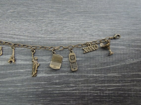 Gossip Girl Charm Bracelet