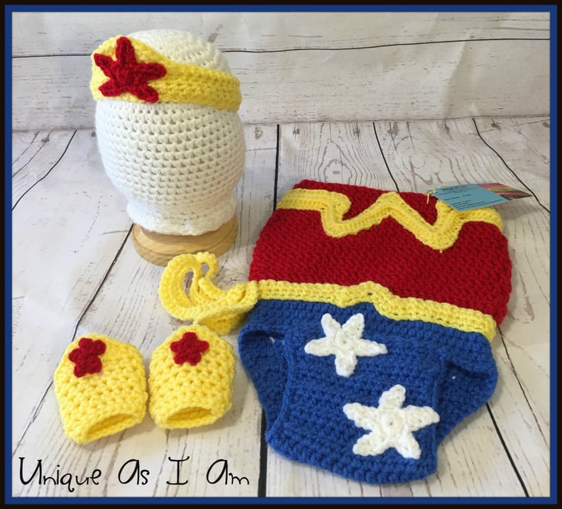 Crocheted Wonder Woman Costume