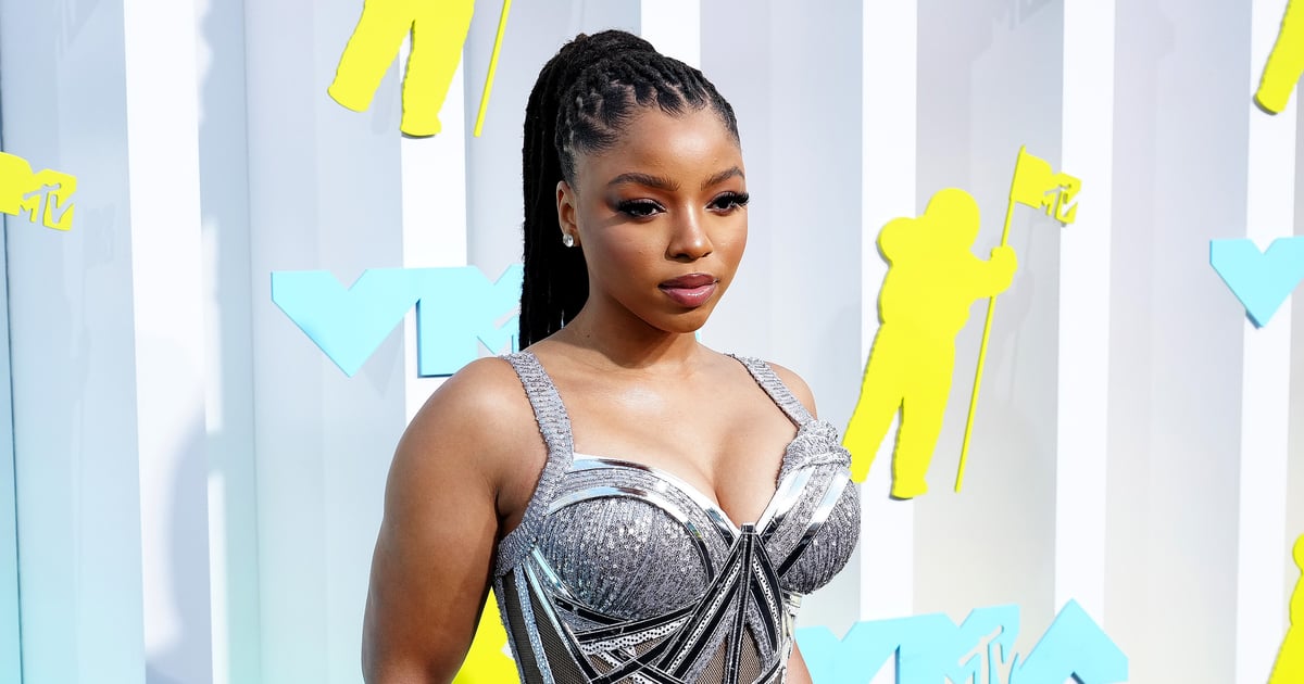 Chloe Bailey’s Silver Corset Dress at the MTV VMAs 2022