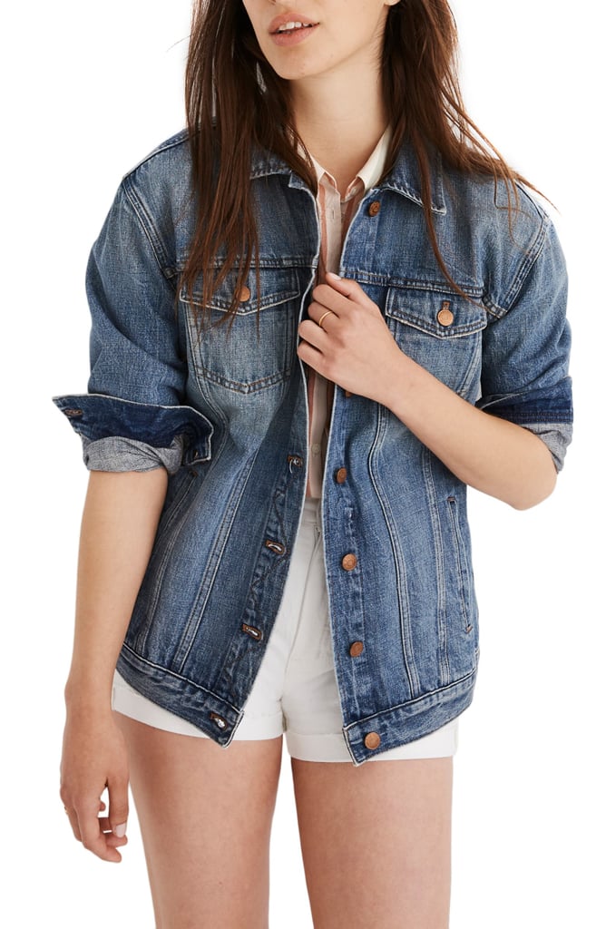 Madewell Oversize Denim Jacket | Best Jean Jackets For Women | POPSUGAR Fashion Photo 12