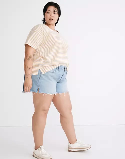 Plus Size Denim Shorts: Madewell Relaxed | Denim Shorts by Body Type ...