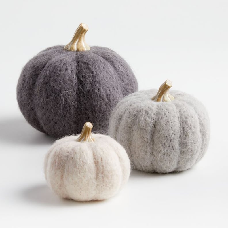 Felt Pumpkins