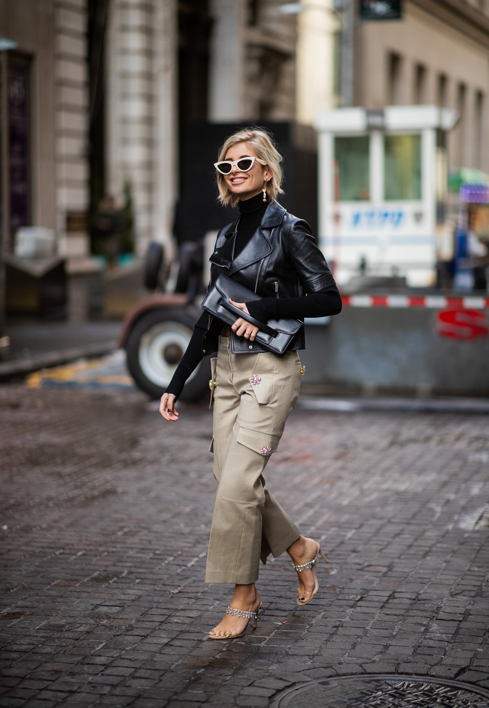 Take Cargo Pants Into Evening With A Festive Pair Of Crystal Heels. |  Spring'S Biggest Trend Is So Easy To Wear (And Available For Under $50) |  Popsugar Fashion Photo 14