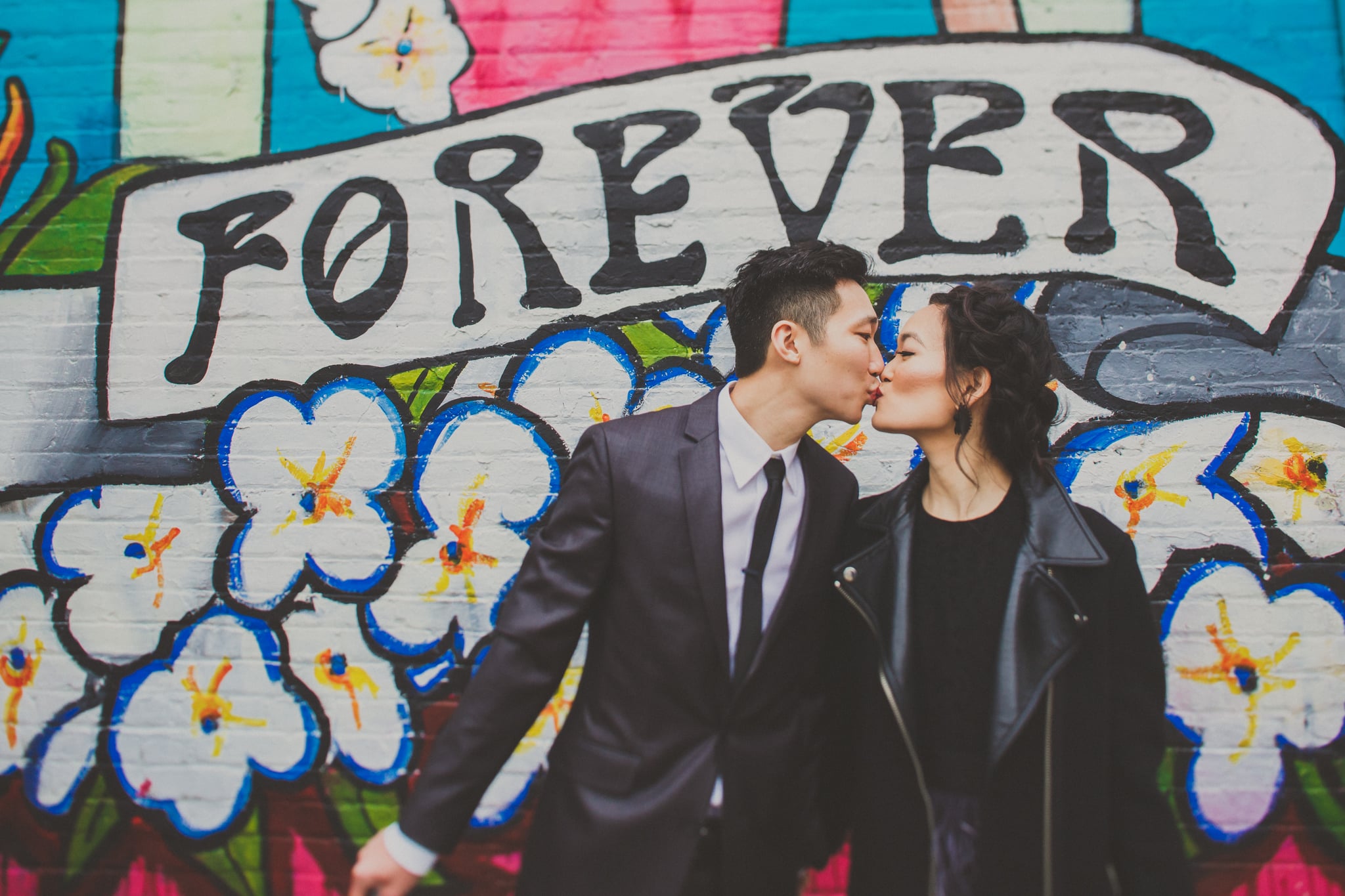 Los Angeles Arts District Engagement Photos Popsugar Love Sex